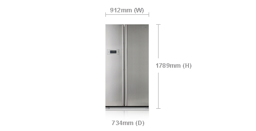 Samsung RSH5SBRS side-by-side refrigerator – image 2
