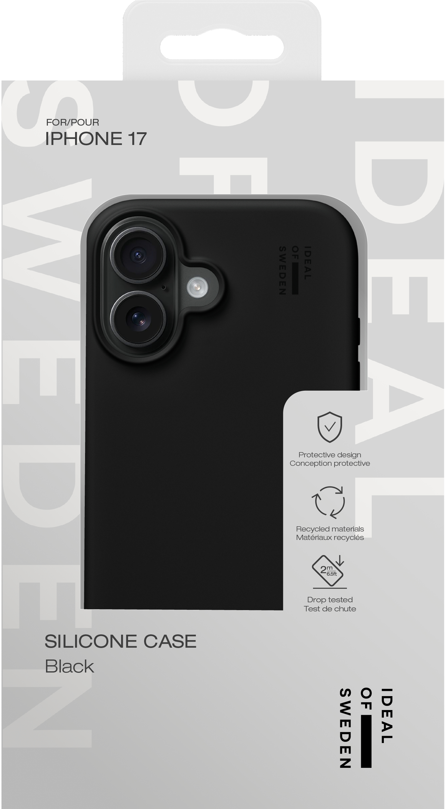 iDeal of Sweden Silicone Case iPhone 17 Black – image 4