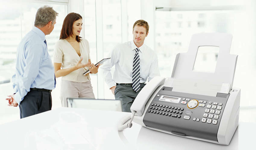Philips PPF755 fax machine Thermal 14.4 Kbit/s A4 Grey, White – image 2