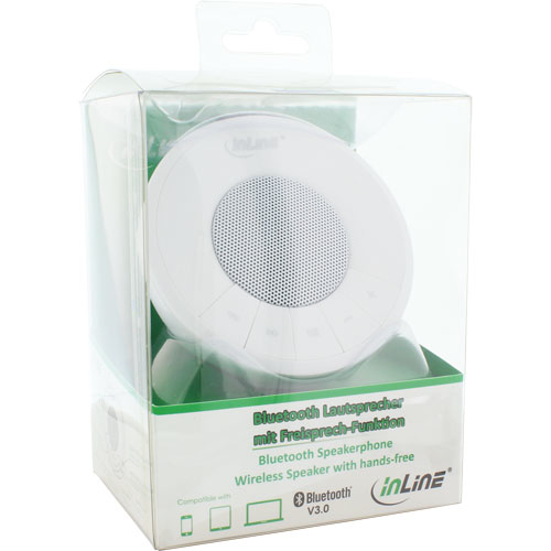 InLine 55355W portable/party speaker Mono portable speaker White – image 5