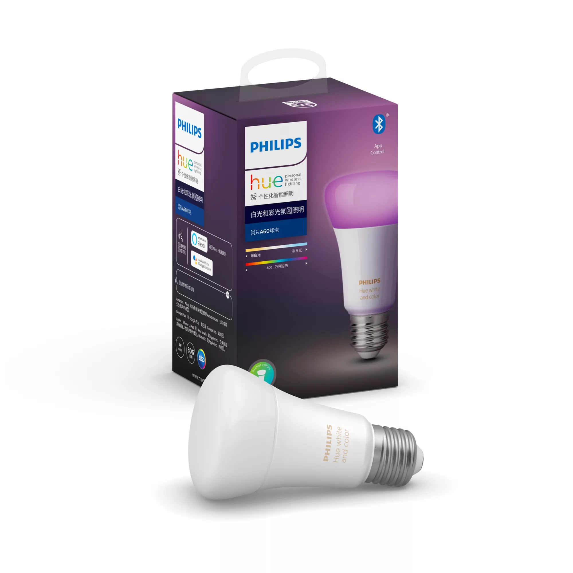 Philips by Signify Philips Hue White and colour ambience 6947939191116 smart lighting Smart bulb Bluetooth/Zigbee