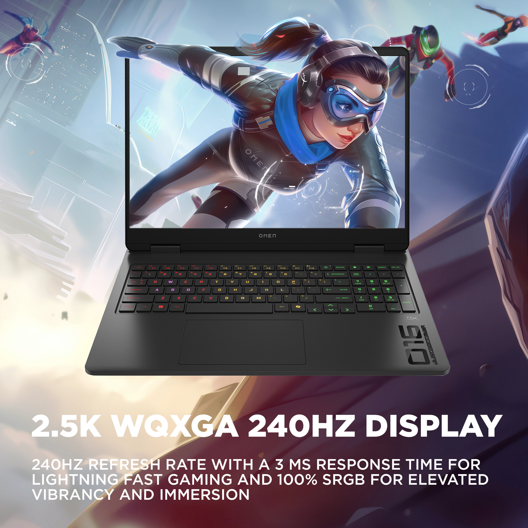 HP OMEN Gaming OMEN 16-am0500na Intel® Core™ i9 i9-14900HX Laptop 40.6 cm (16″) WQXGA 16 GB DDR5-SDRAM 512 GB SSD NVIDIA GeForce RTX 5060 Wi-Fi 6E (802.11ax) Windows 11 Home Black image 9