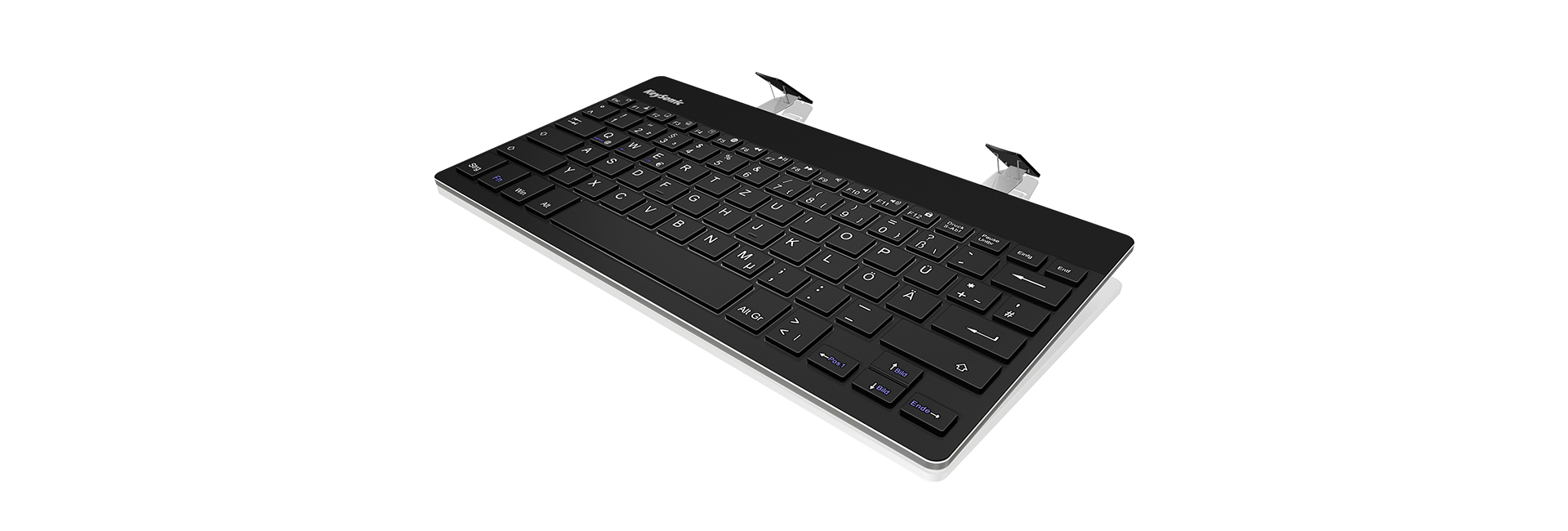 KeySonic KSK-3022BT QWERTZ German USB + Bluetooth Black – image 1
