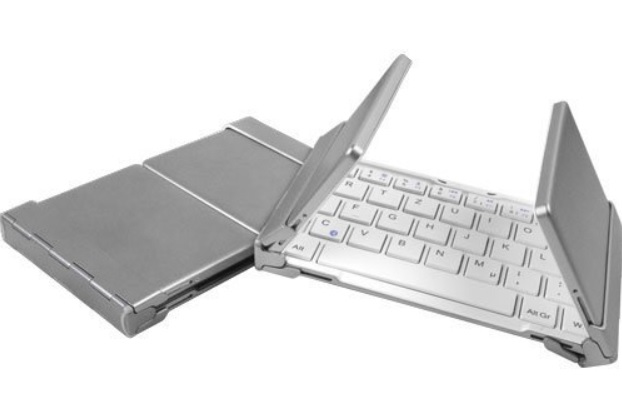 InLine 55375W mobile device keyboard QWERTZ German Bluetooth White – image 3