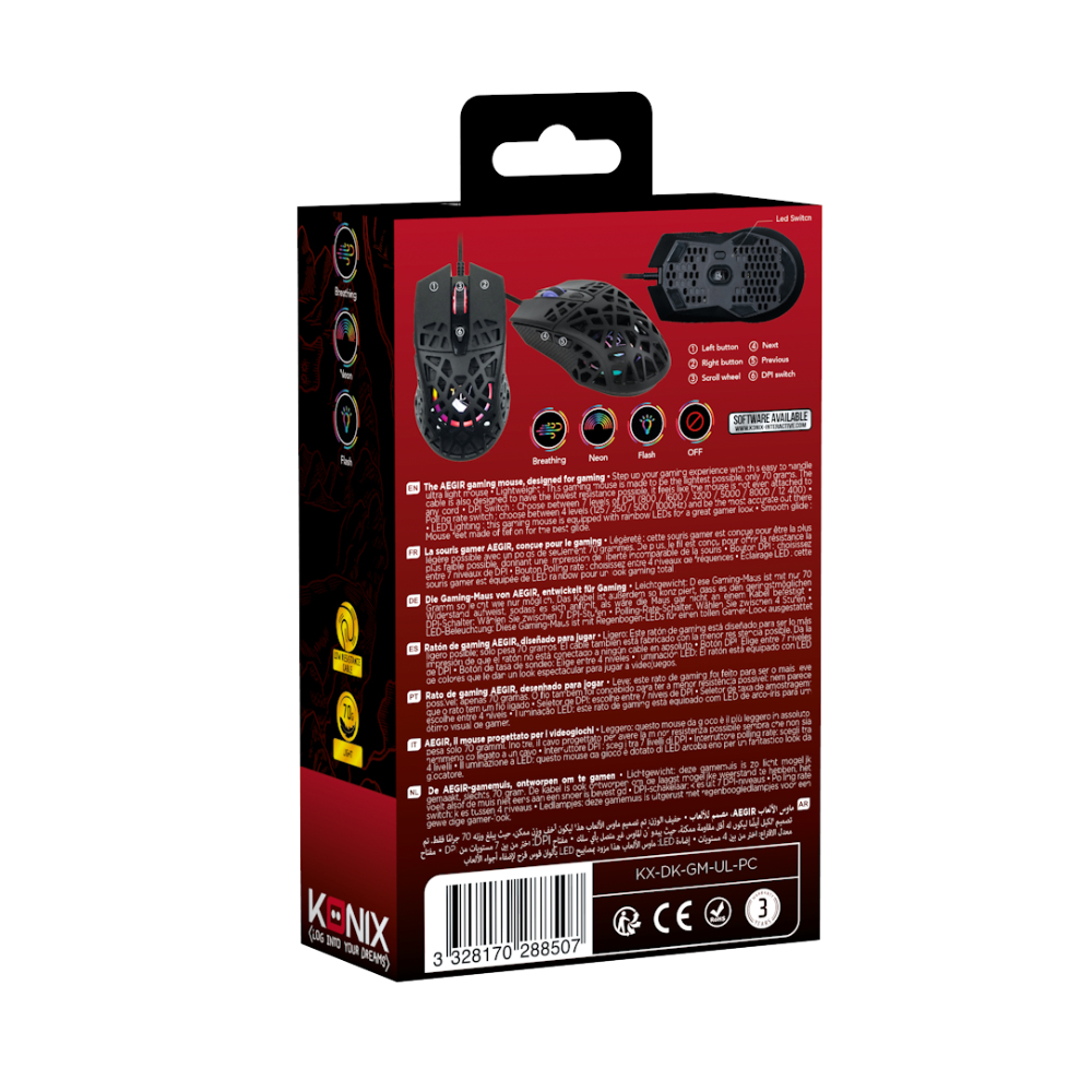 Konix KX DK AEGIR ULTRA LIGHT MOUSE – image 5