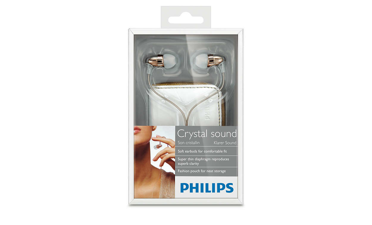 Philips SHE9620/00 headphones/headset Wired In-ear Music Bronze, Transparent – image 4