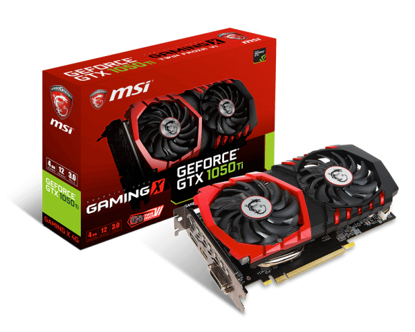 MSI GeForce GTX 1050 TI GAMING X 4G – image 5
