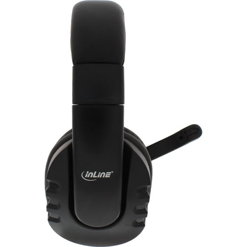 InLine 55352 headphones/headset Wired Head-band Calls/Music Black – image 2