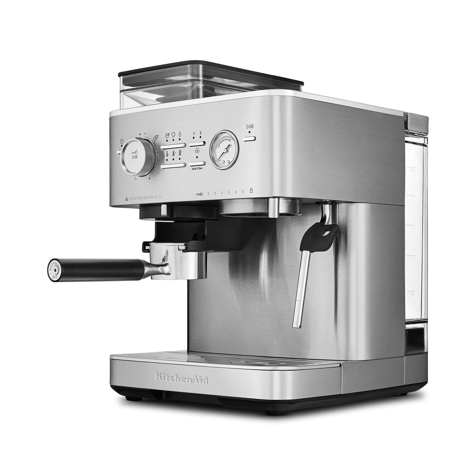KitchenAid 5KES6551BSX Semi Automatic Espresso Machine with Burr Grinder - Stainless Steel – image 9