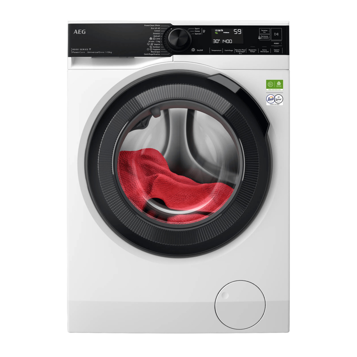 AEG Serie 8000 LR8FH104VY washing machine Front-load – image 2