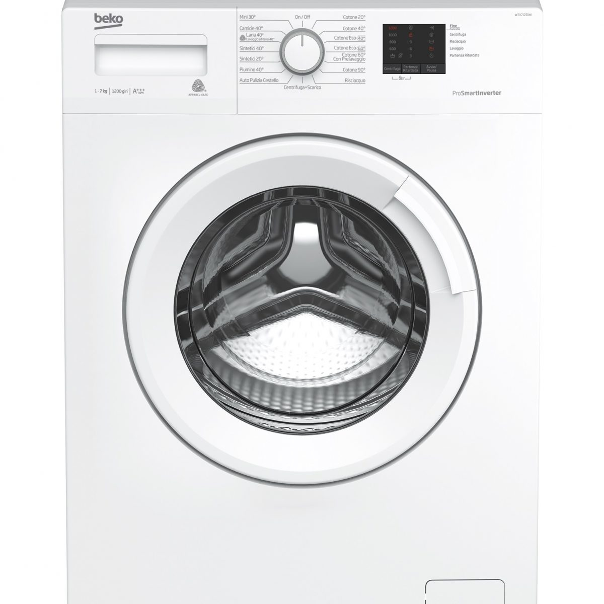 Beko WTX71231WI washing machine Front-load – image 1