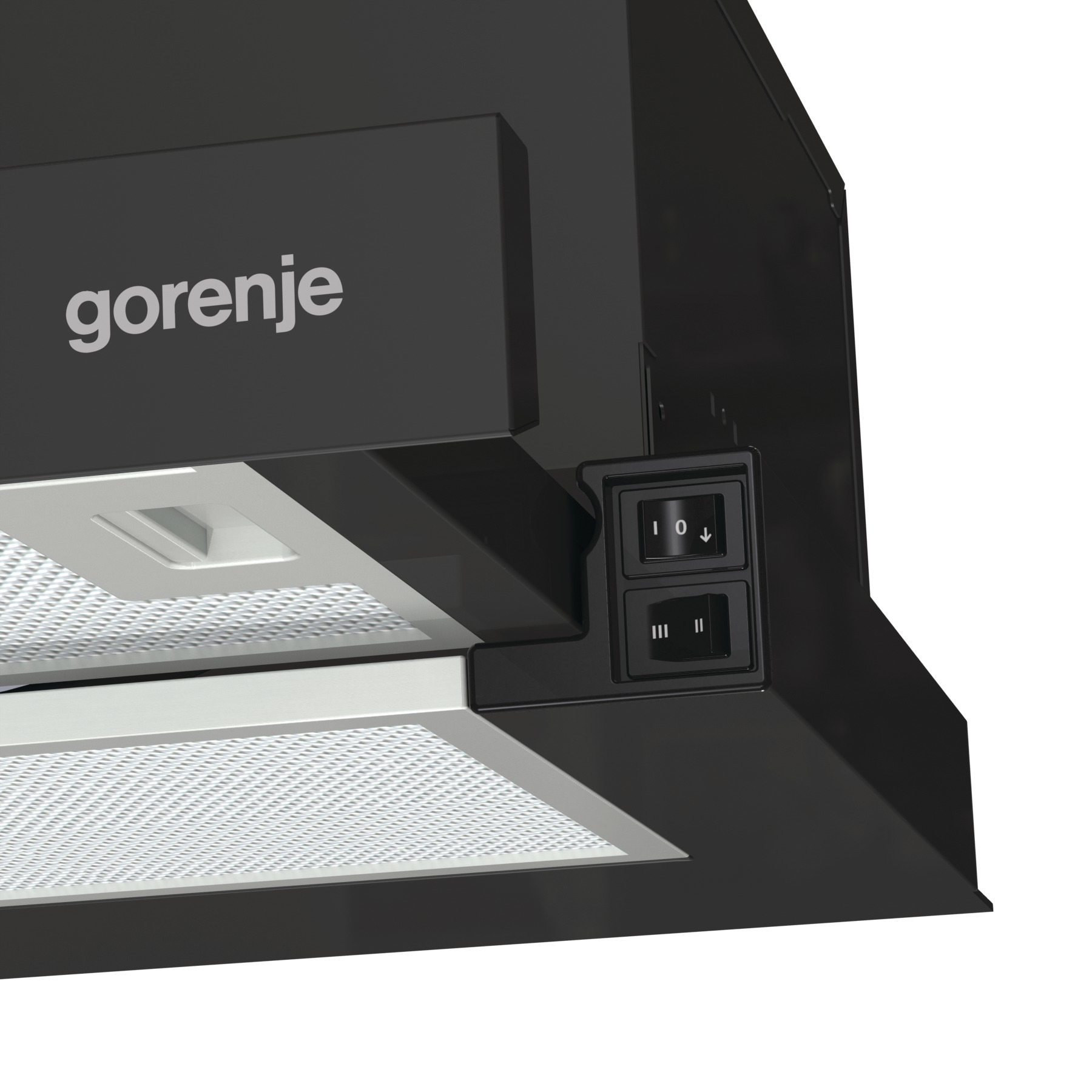 Gorenje TH60E3B cooker hood Semi built-in (pull out) Black 350 m³/h – image 5