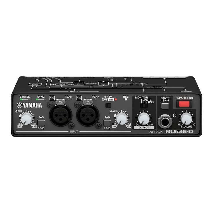 Yamaha RUIO16-D digital/analogue I/O module Analog – image 1