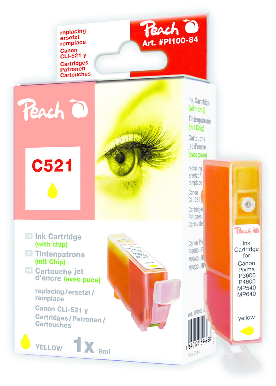 Peach 313553 ink cartridge 1 pc(s) Yellow