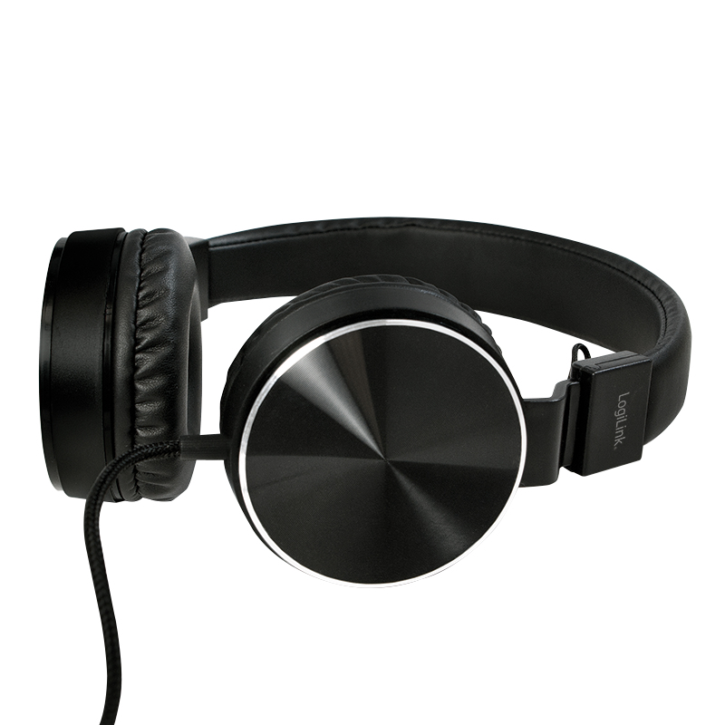 LogiLink HS0049BK headphones/headset Wired Head-band Calls/Music Black – image 3