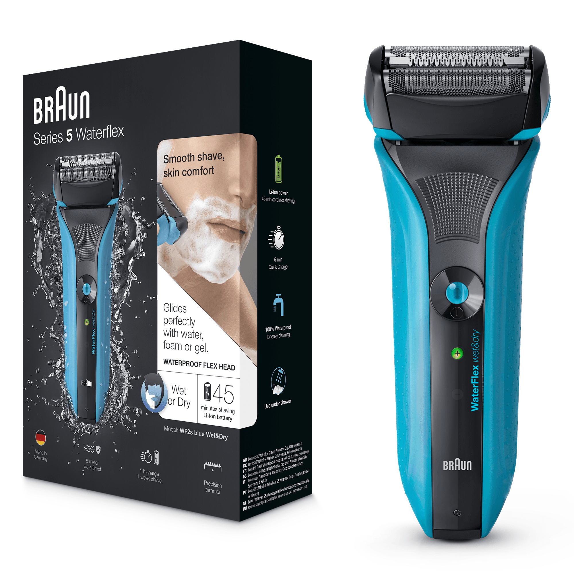 Braun WF2S-81615064 Battery 1 Wet & Dry Black, Blue – image 8