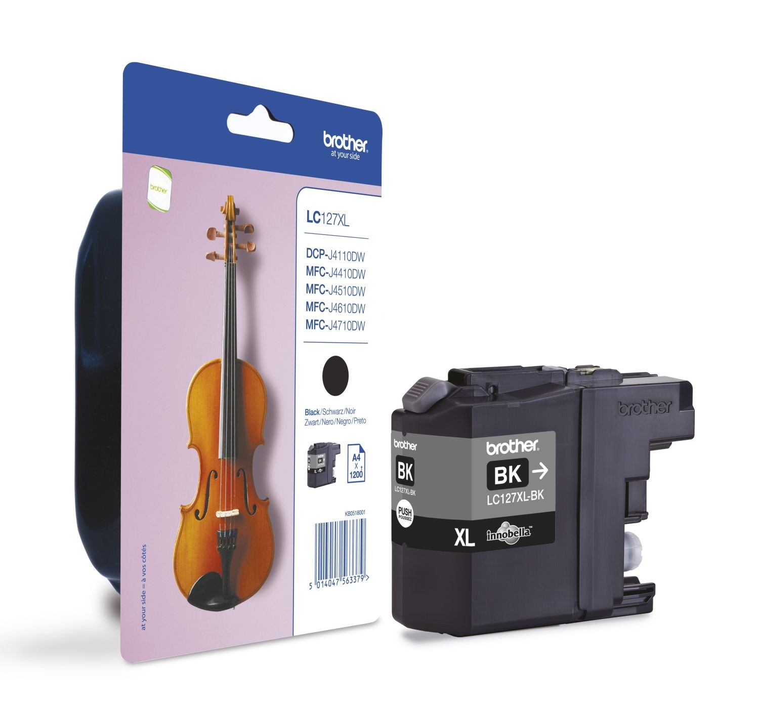 Brother LC-127XLBKBPDR ink cartridge 1 pc(s) Original High (XL) Yield Black