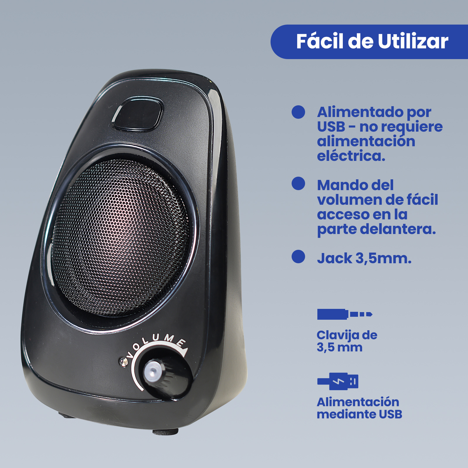Ewent EW3527 loudspeaker Black Wired – image 4