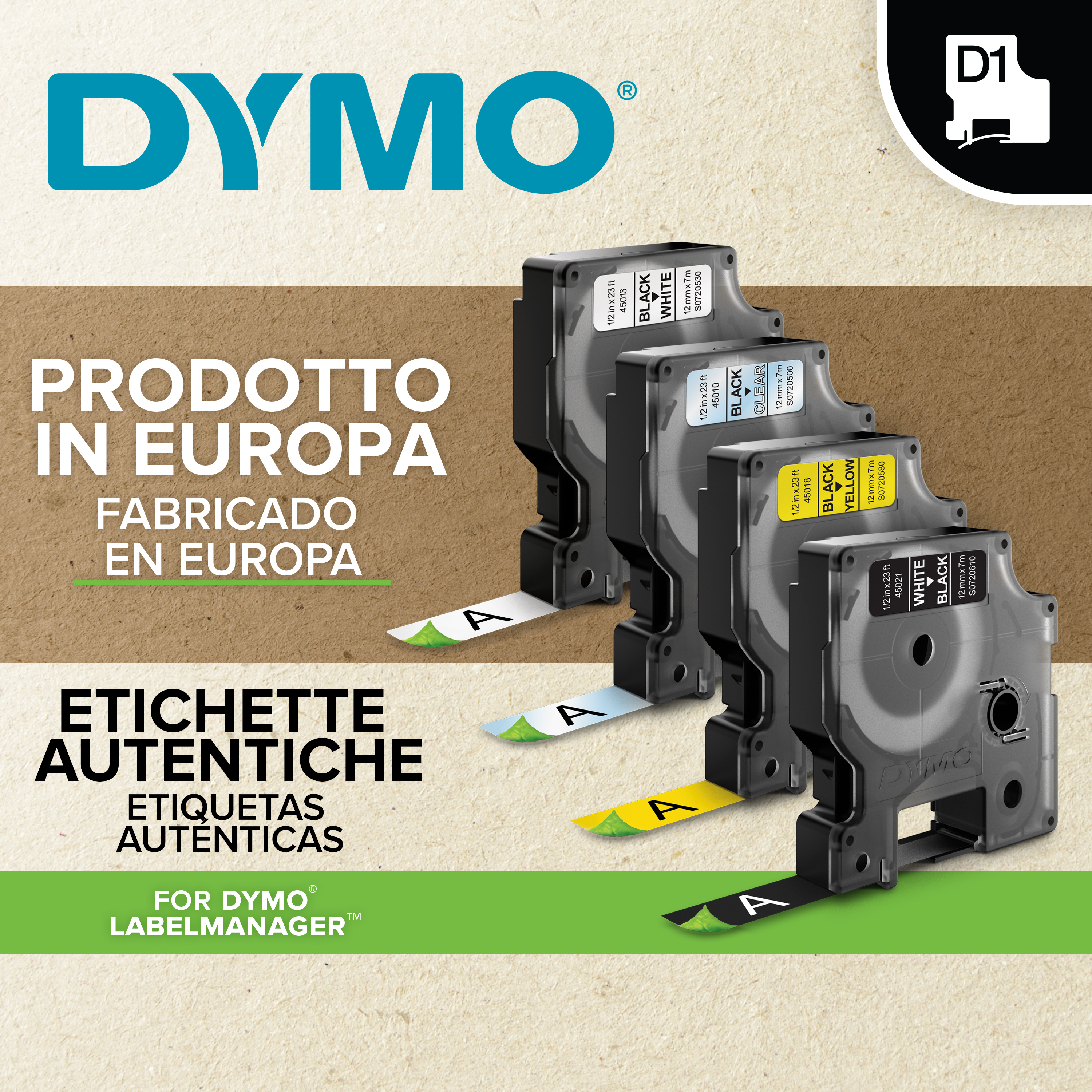D1 - NASTRO D1 6MMX7M NERO/TRASPA NASTRO D1 6MMX7M NERO/TRASPA - S0720770A - S0720770A - Miniatura 5