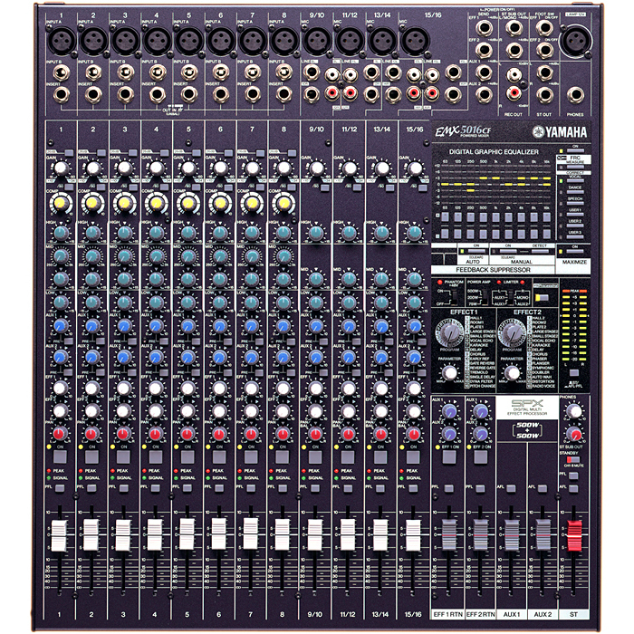 Yamaha EMX5016CF audio mixer 16 channels Black – image 5
