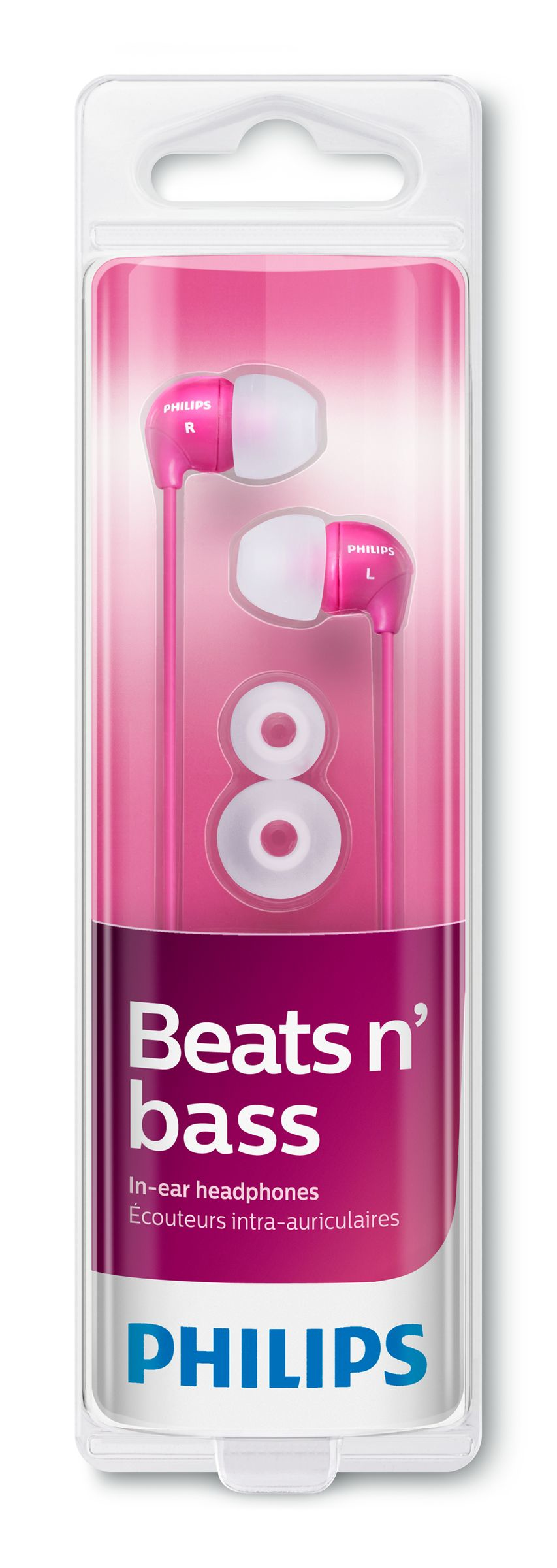 Philips SHE3590PK/28 headphones/headset Wired In-ear Pink, White – image 3