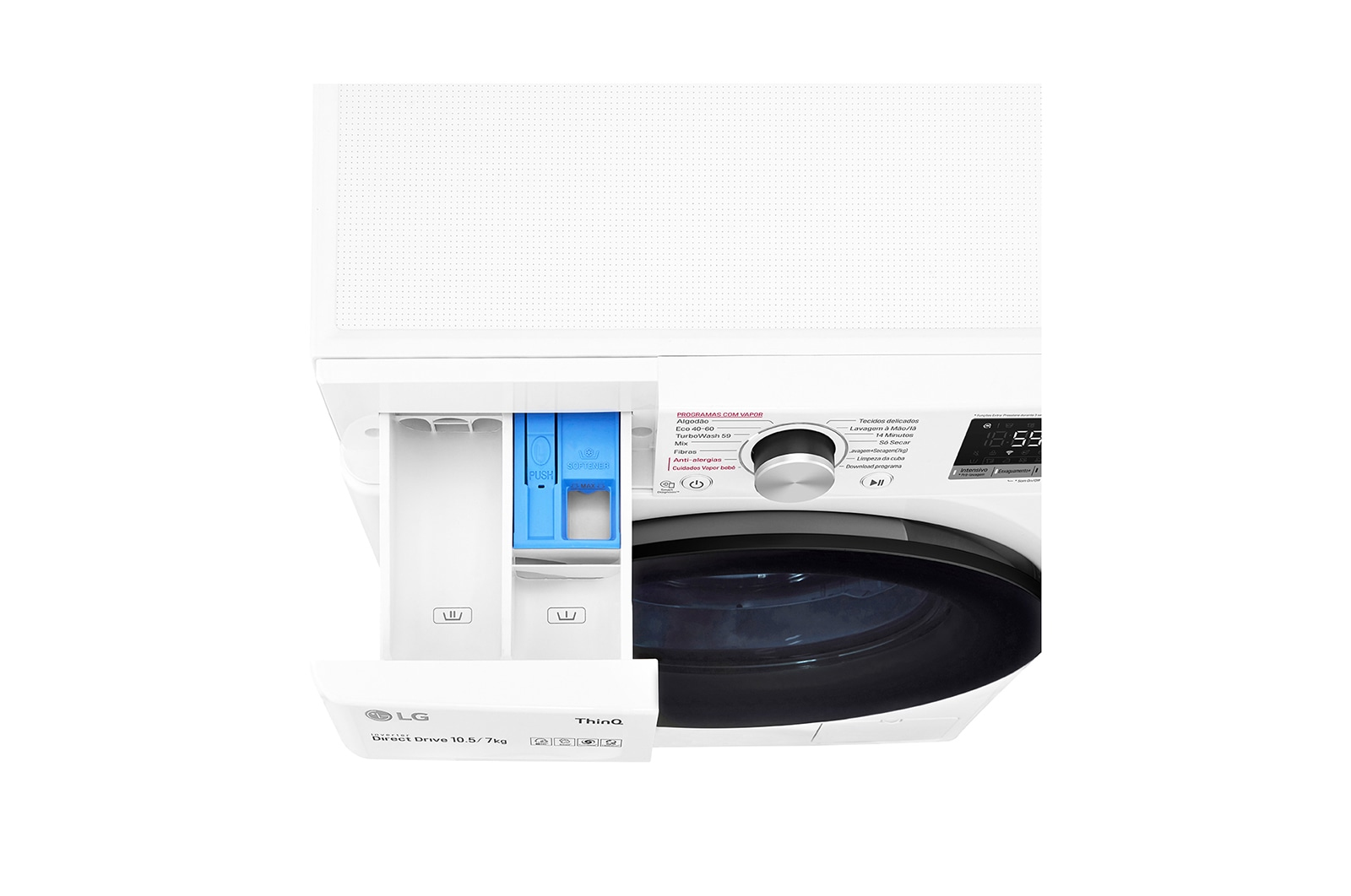 LG F4DV5010SMW washer dryer Freestanding Front-load White – image 7