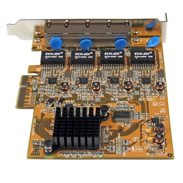 StarTech.com 4 Port PCI Express Gigabit Ethernet NIC Network Adapter Card – image 4