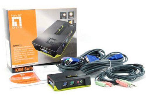 LevelOne KVM-0211 KVM switch Black – image 6