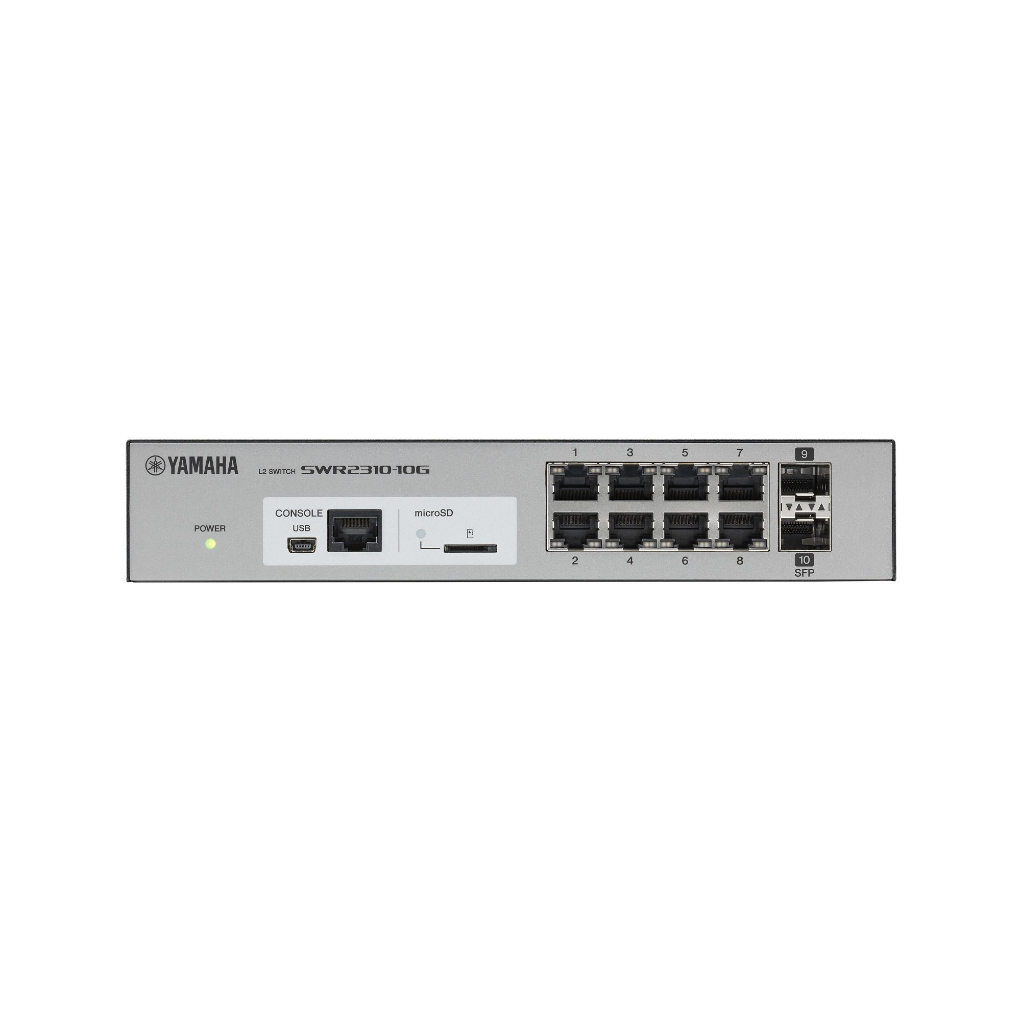 Yamaha SWR2310-10G network switch Unmanaged L2 Gigabit Ethernet (10/100/1000) Power over Ethernet (PoE) – image 2