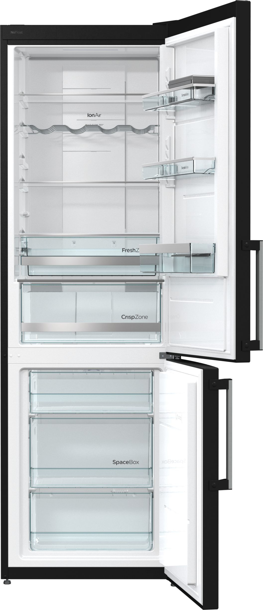 Gorenje NRK6192MBK fridge-freezer Freestanding – image 4