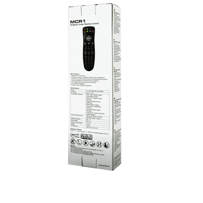 ARCTIC MCR1 - Windows Media Center Remote Control – image 9