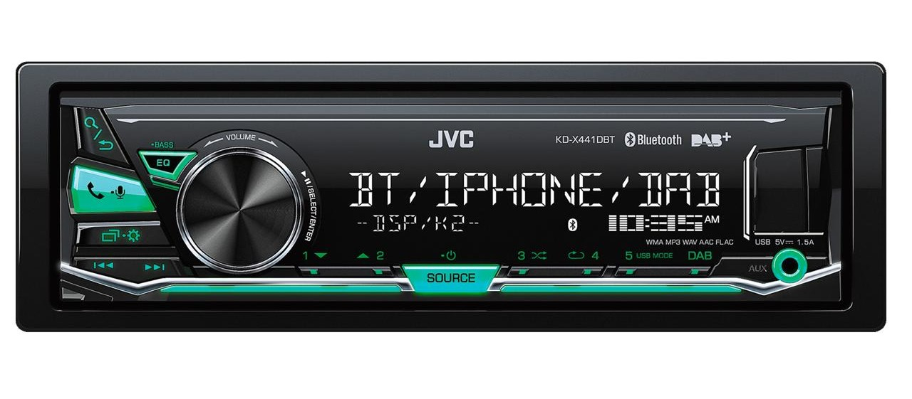 JVC KD-X441DBT car media receiver Black Bluetooth – image 2