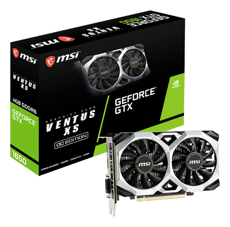MSI GeForce GTX 1650 D6 VENTUS XS OC – image 1