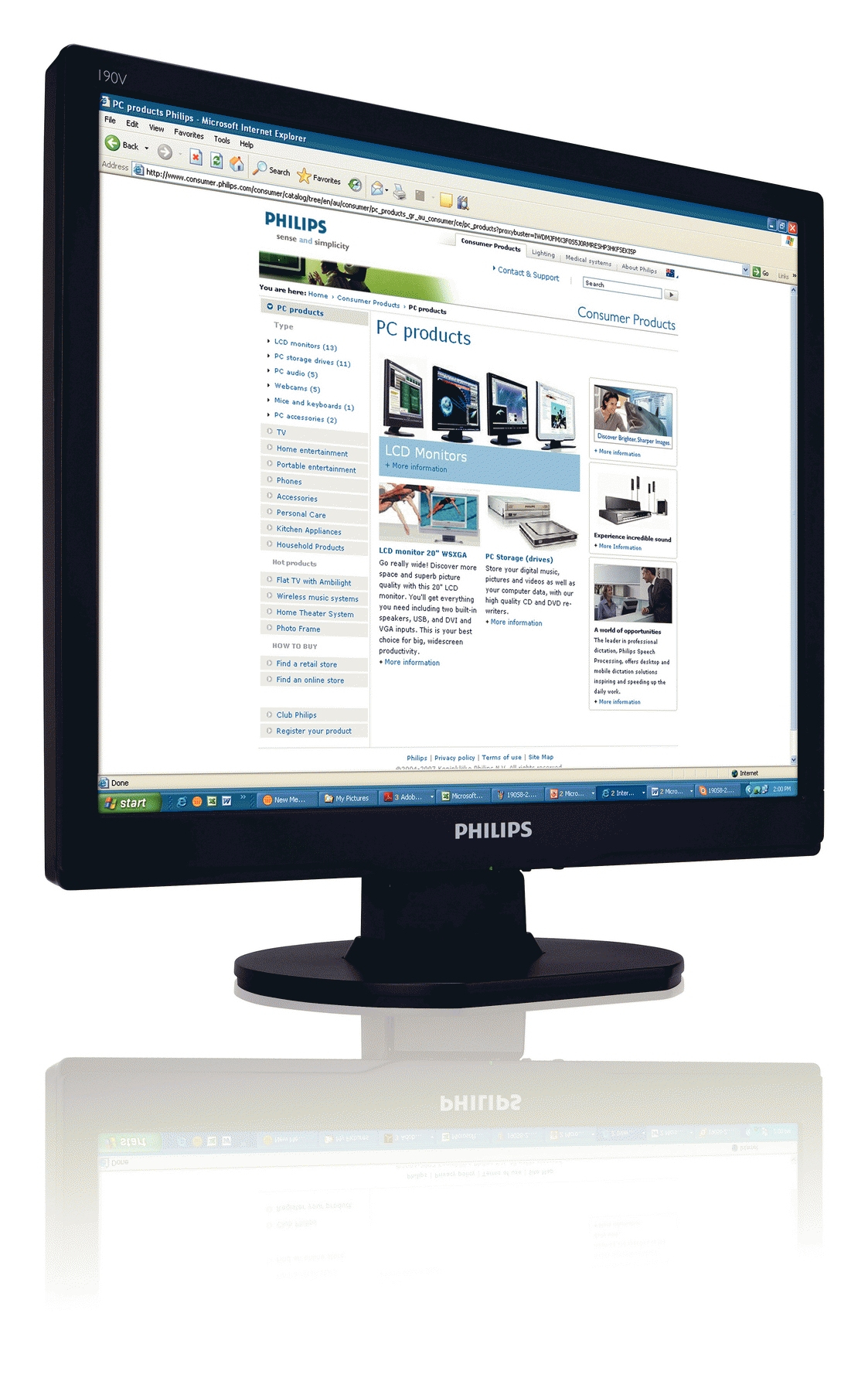 Philips 190V9FB/62 computer monitor