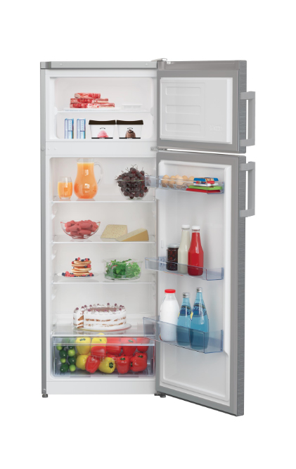 Beko DSA240K21XP fridge-freezer Freestanding Silver – image 3