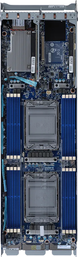 GIGABYTE H262-PC1 Intel C621A LGA 4189 Rack (2U) Black, Steel – image 5