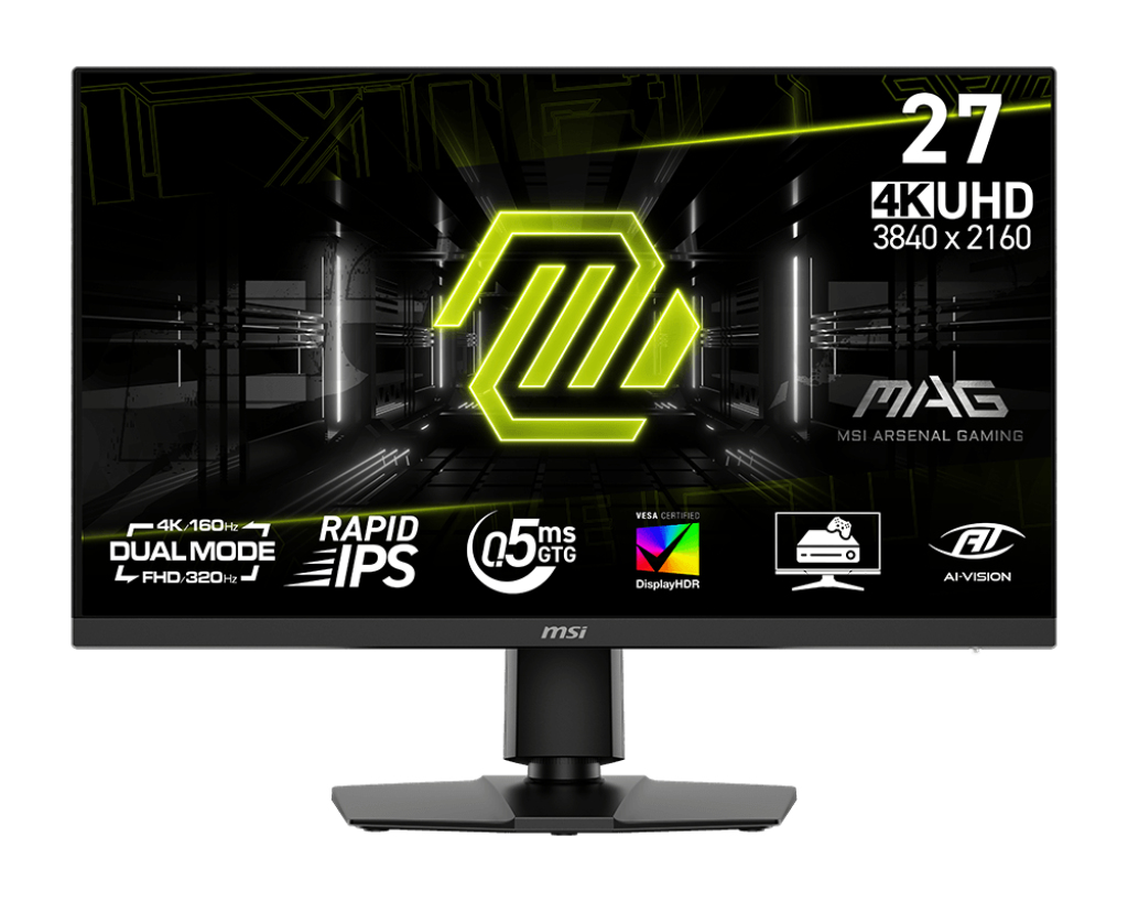 MSI MAG 272URDF E16 27in 4K UHD 160Hz 0.5ms Rapid IPS Gaming Monitor MAG272URDFE16