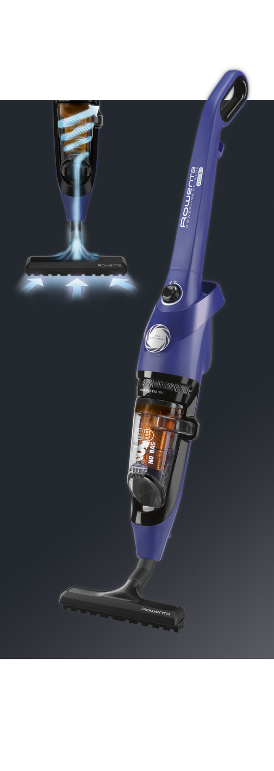 Rowenta Powerline Extreme RH8111 Stick vacuum AC Dry Cyclonic Bagless – image 4
