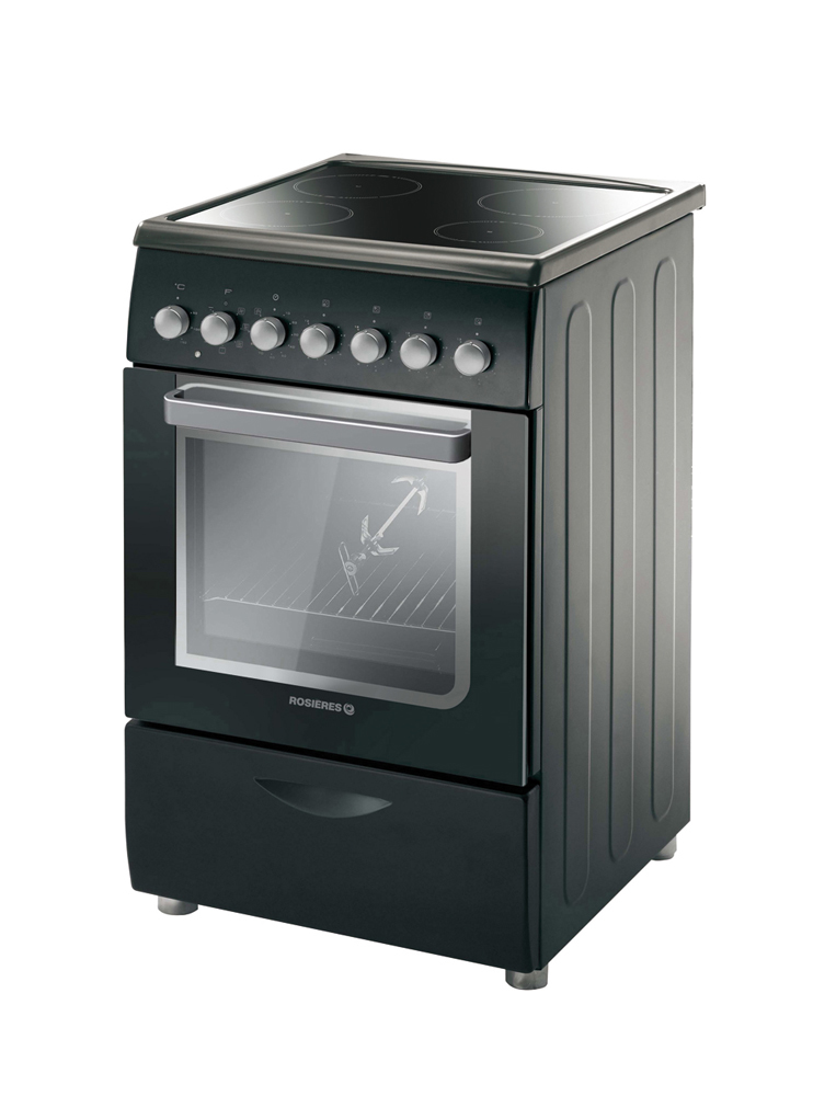 Rosieres RVC5318PN/1 cooker Freestanding cooker Electric Ceramic hob Black