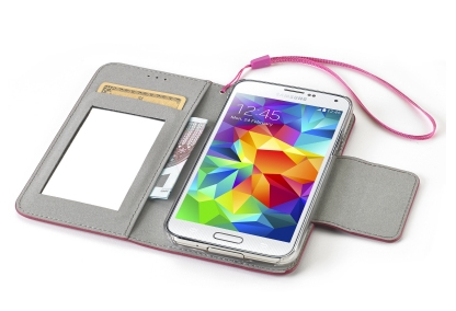 Celly GLAGEGS5FX mobile phone case Folio Pink – image 3