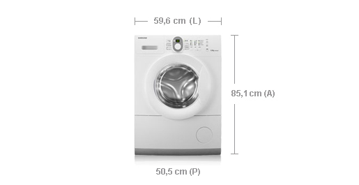 Samsung WF0600NUWG washing machine Front-load – image 2