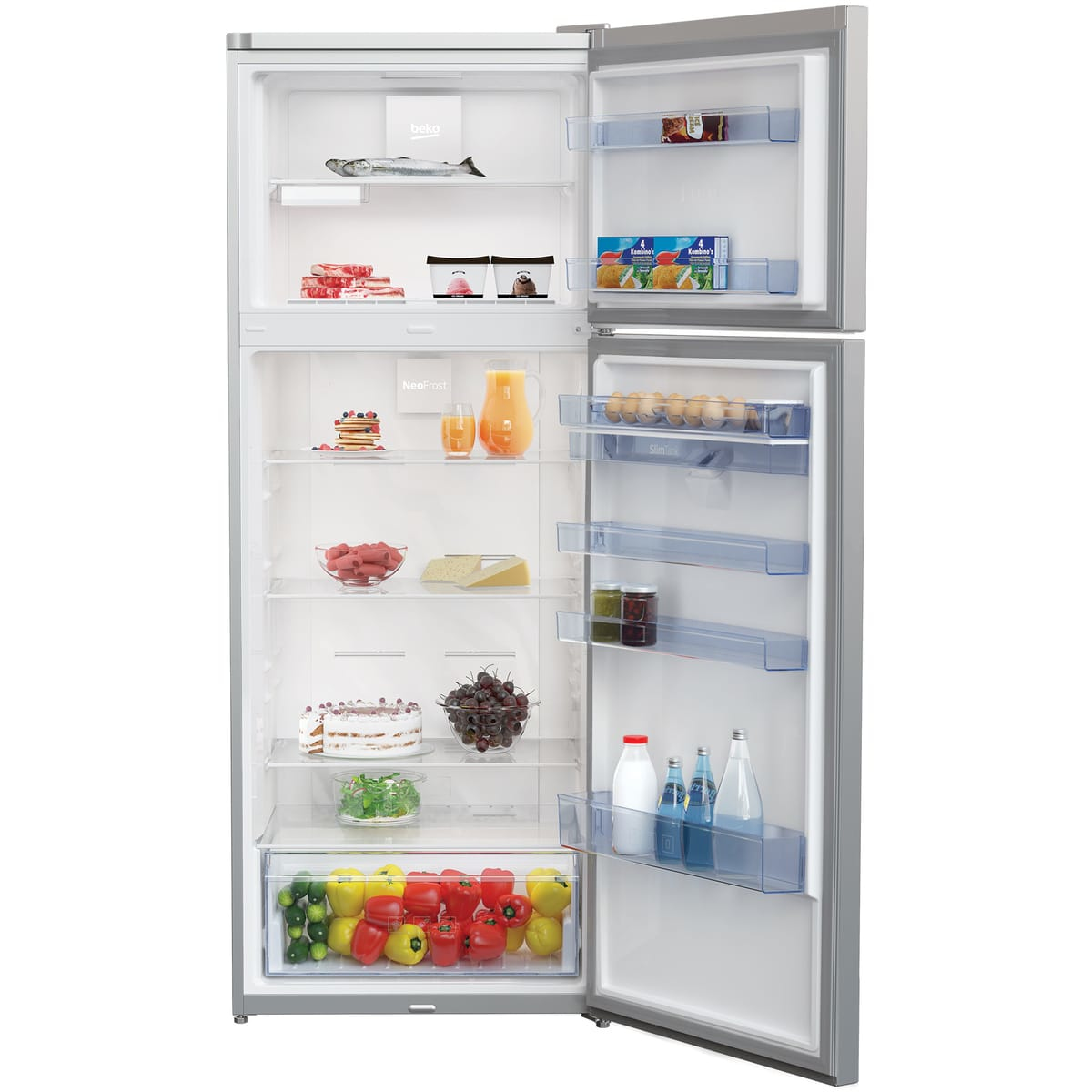 Beko RED45DXP fridge-freezer Freestanding – image 2