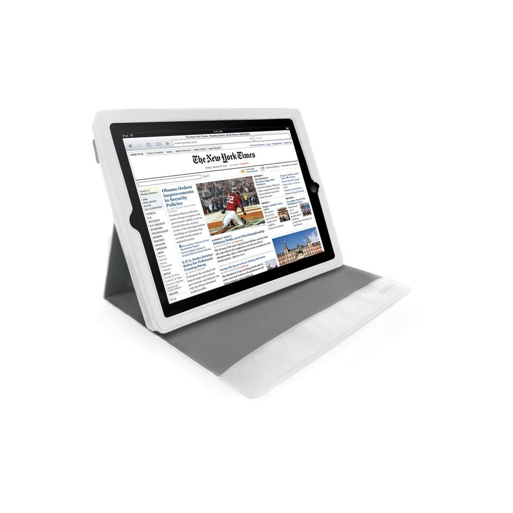 mophie 1176_WRKBK-IPAD-BLK Folio White