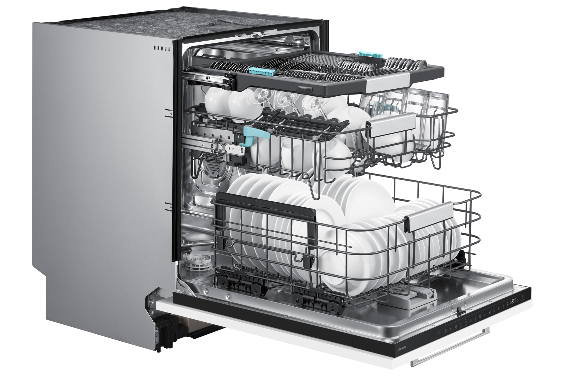 Samsung DW80H77NAB0U1 dishwasher Fully built-in 14 place settings – image 5