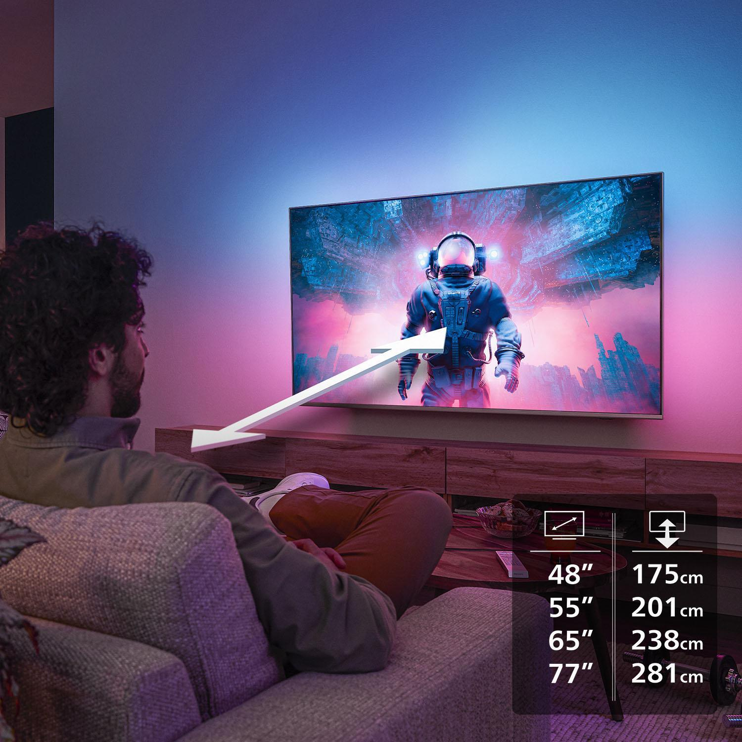 TV OLED Philips Ambilight 48OLED760 121 cm 2025 — photo 3