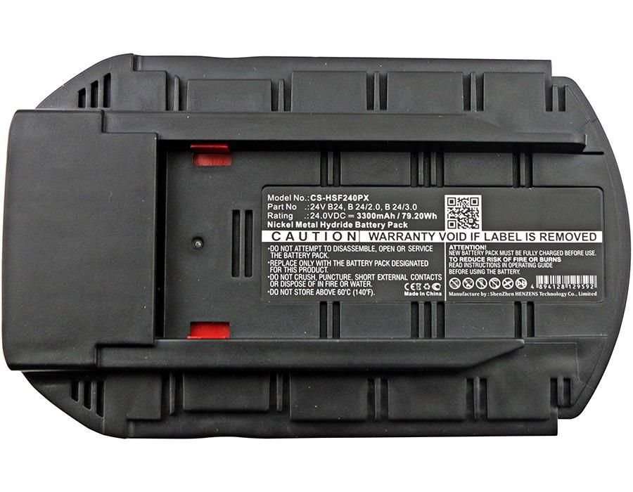 Resim CoreParts MBXPT-BA0220 Nikel-Metal Hidrür (NiMH) Batarya - 3.3 Ah, 24 V