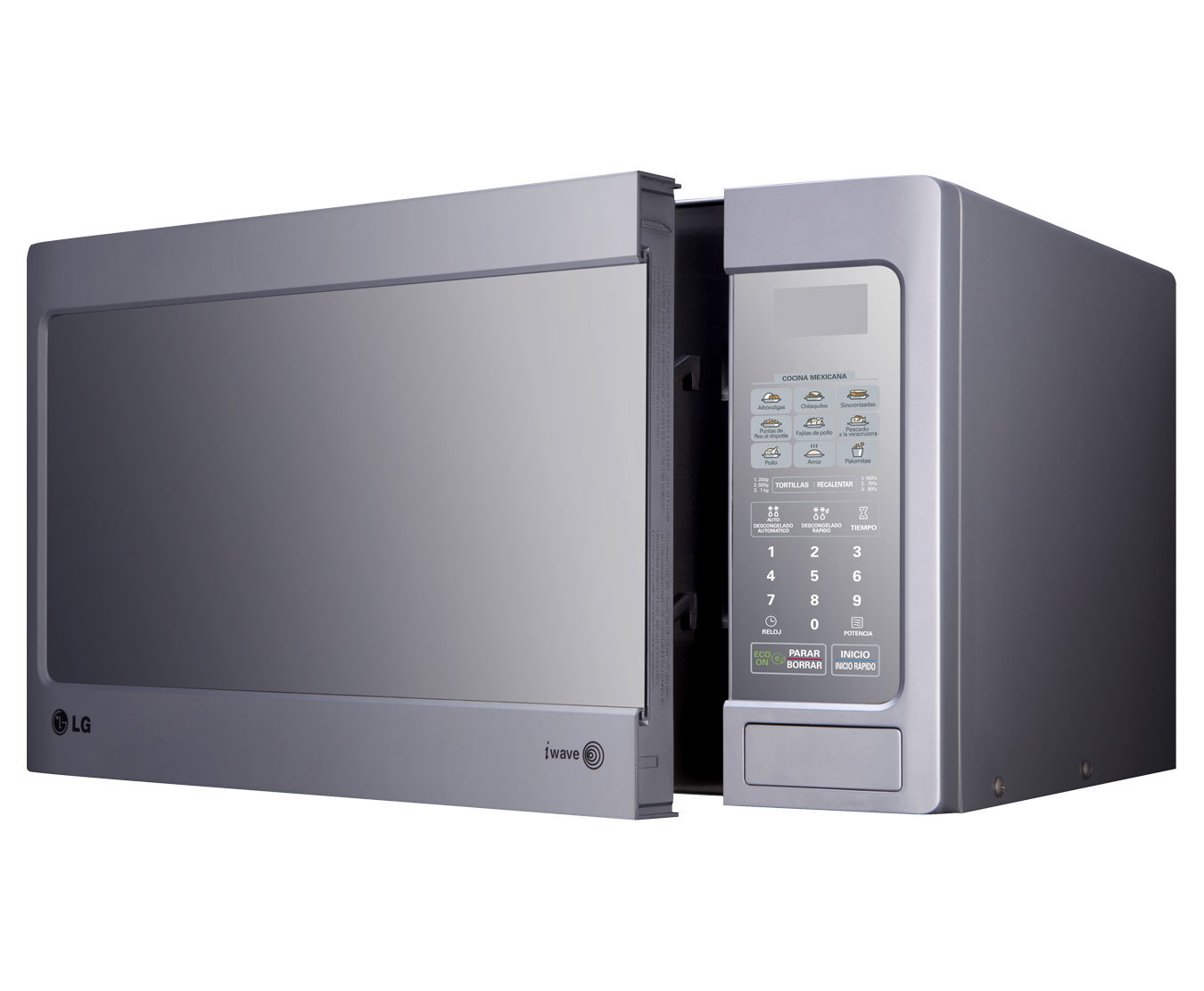 LG MS1443GS microwave Silver Countertop – image 3