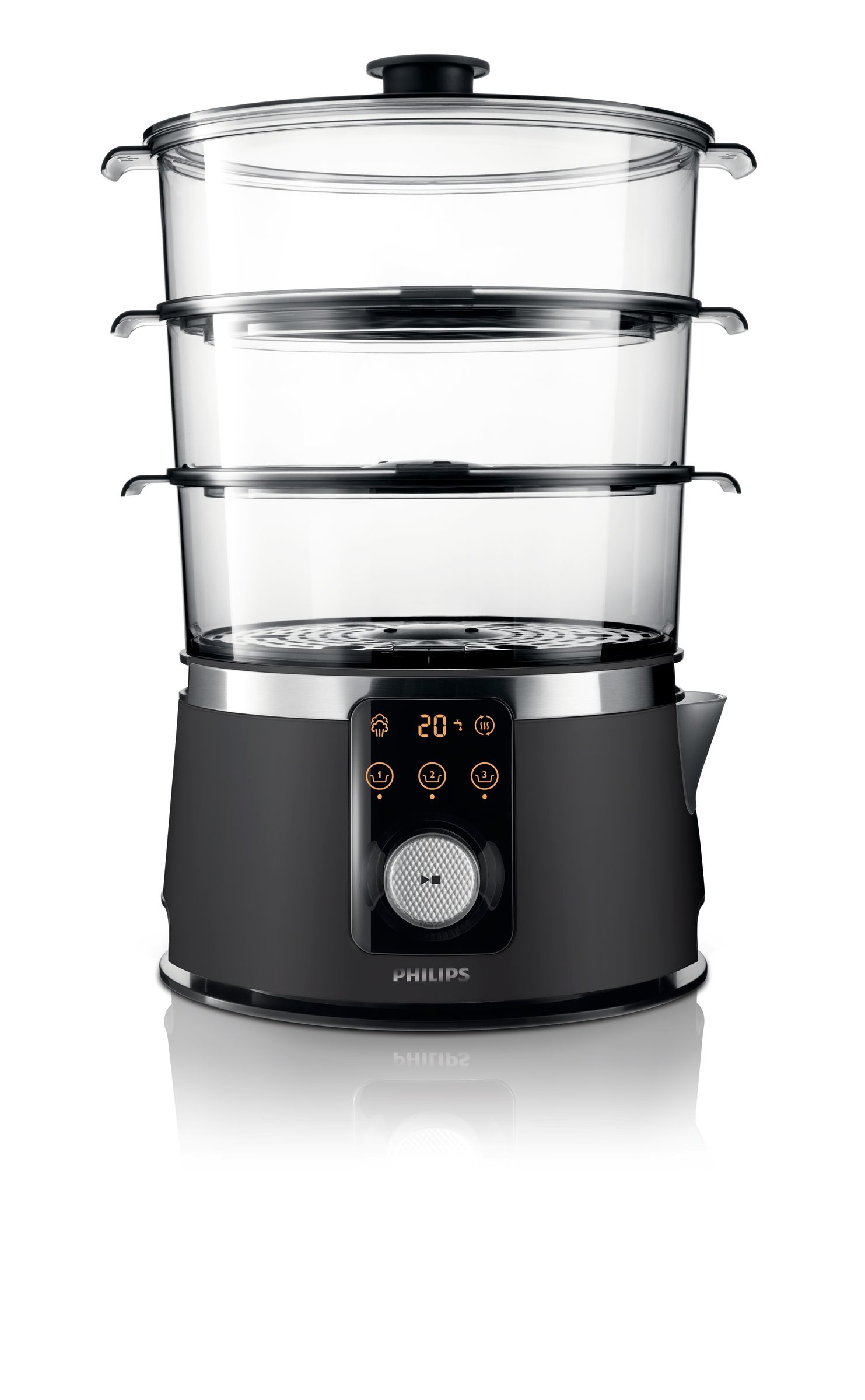 Philips Avance Collection HD9170/91R1 steam cooker 3 basket(s) Freestanding
