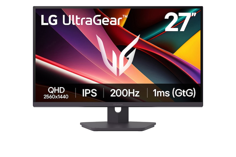 LG UltraGear 27G610A-B - LED monitor - gaming - 27" - 2560 x 1440 QHD @ 200 Hz - IPS - 400 cd/m� - 1000:1 - DisplayHDR 400 - 1 ms - 2xHDMI, DisplayPort