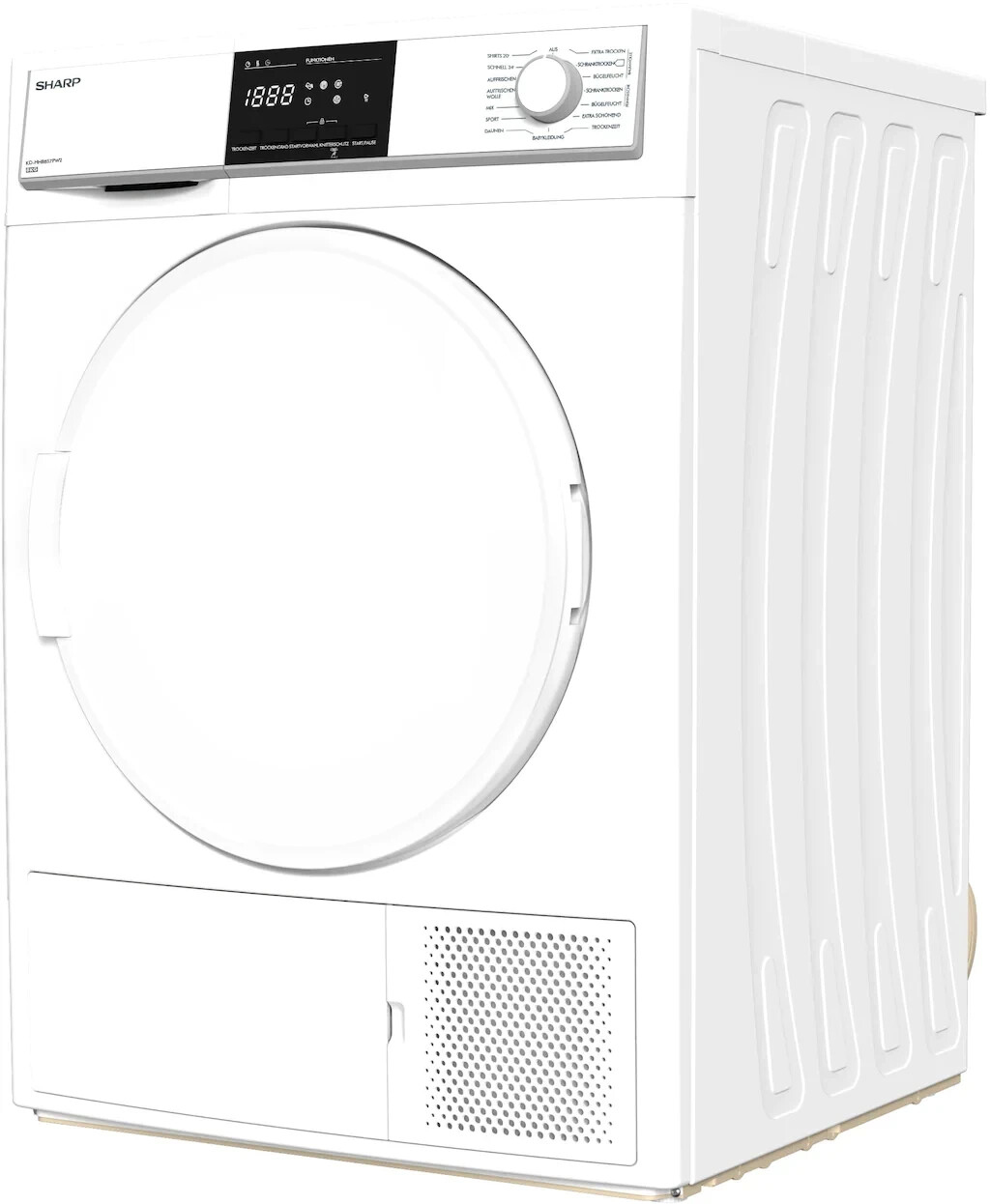Sharp KD-HHB8S7PW2-DE tumble dryer Freestanding Front-load – image 3